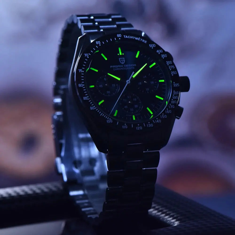 PAGANI DESIGN Moonwatch PD-1701 — Premium Chronograph with Japanese VK63 Movement Gola Watches