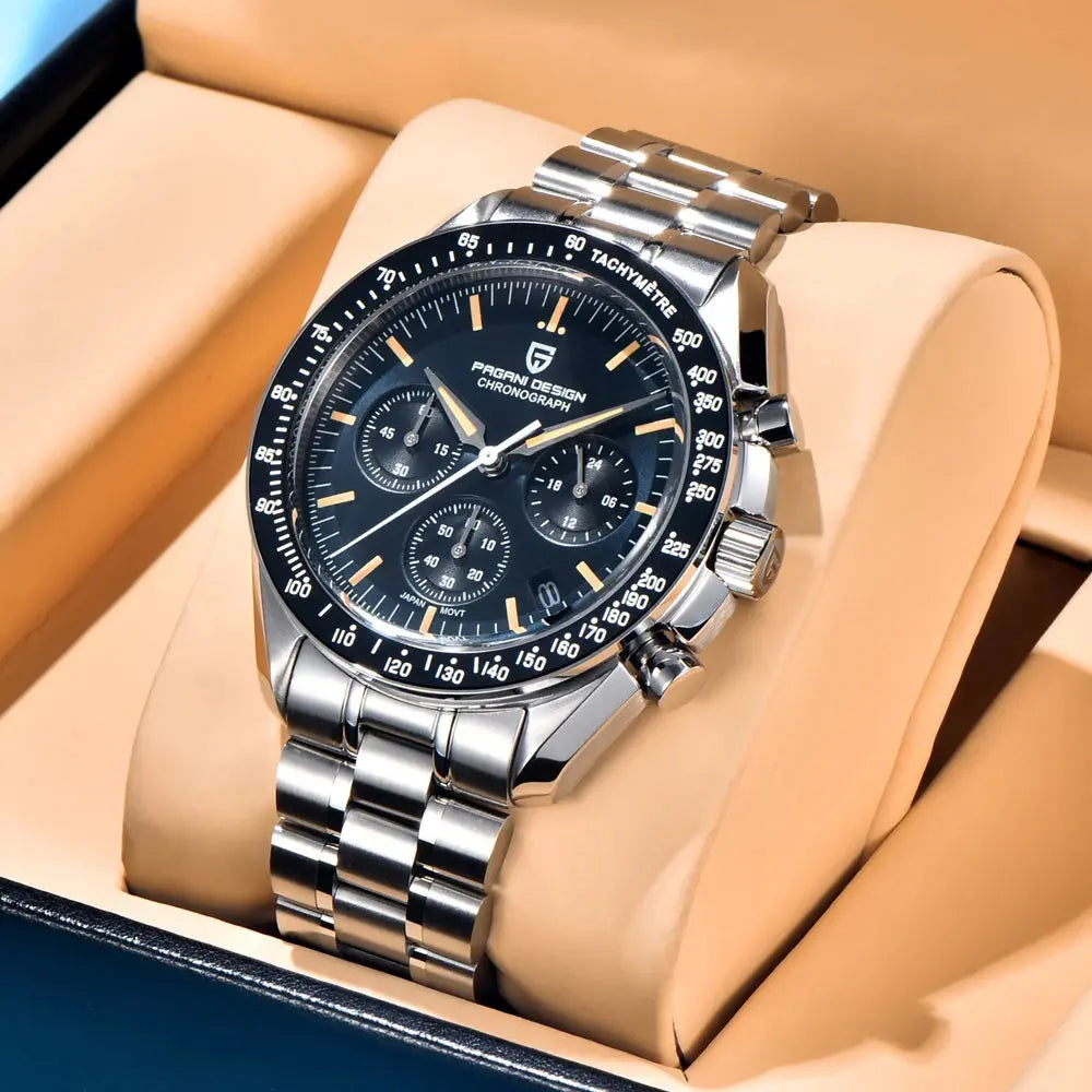 PAGANI DESIGN Moonwatch PD-1701 — Premium Chronograph with Japanese VK63 Movement Gola Watches