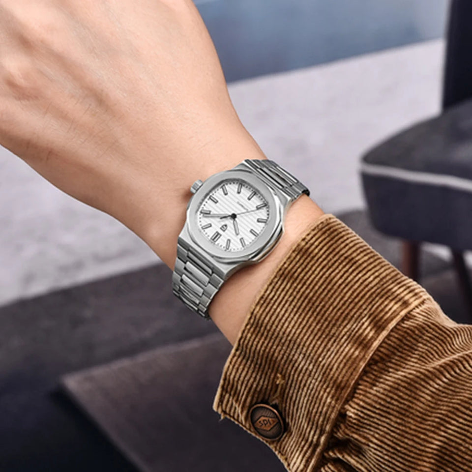 2025 New PAGANI DESIGN Watches Rose Gold Luxury Automatic Mechanical Men's Watch Sapphire Glass Stainless Steel Waterproof Clock