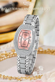 LIGE Fashion Luxury Square Watch For Woman Luminous Waterproof Date Ladies Watch Elegant Women's Quartz Watches Relogio Feminino