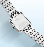 BERNY Luxury Brand Woman Watch New In High Quality S/S Square Ladies Quartz Watches Fashion Elegant Business Wristwatch