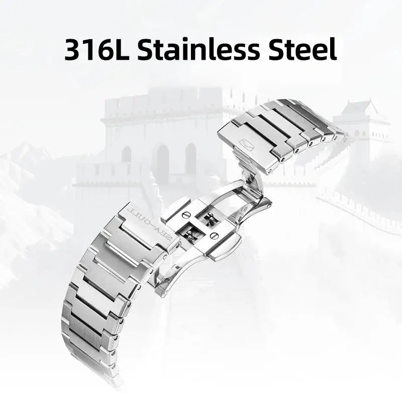 Seagull Historical Series Men Watch Bilingual Calendar Luminous Automatic Mechanical Watches Dress Wristwatch Casual Clock 1075 Gola Watches