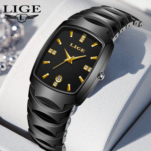 LIGE New Ladies Waterproof Watch Luxury Ceramic Braceletz Women Watches Creative Fashion Original Elegant Quartz Wristwatch Gift