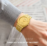 CURREN Fashion Brand Thin Quartz Watch Simple  Personalized Colors Wristwatches Waterproof 38 mm Dial