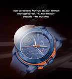 NAVIFORCE Luxury Fashion Quartz Watches for men Silicone Strap Hand Clock 50m Waterproof Japan Movement Man Sports Wristwatches