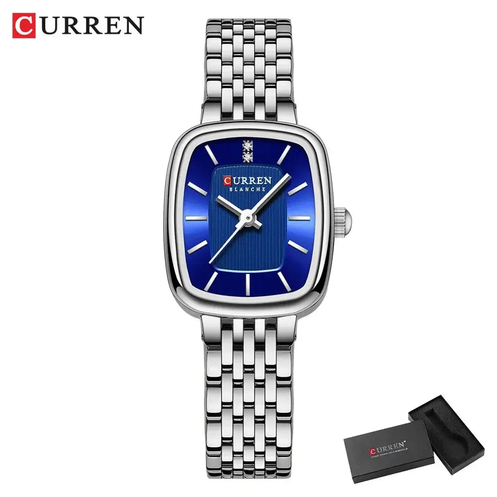 CURREN New Fashion Stainless Steel Date Women Watches Casual 30M Waterproof Girl Ladies Wristwatch Female Clock Relogio Feminino My Store