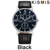 Men Leather Strap Quartz Watches Fashion Business Casual Sports Watch Male Accessories Stylish Clocks for Men