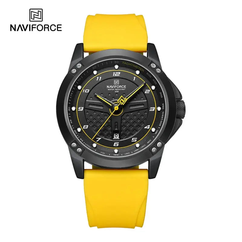 NAVIFORCE Casual Quartz Wristwatch Fashion Waterproof Men's Watches Sport Silicone Strap Male Luminous Clock Relogio Masculino My Store