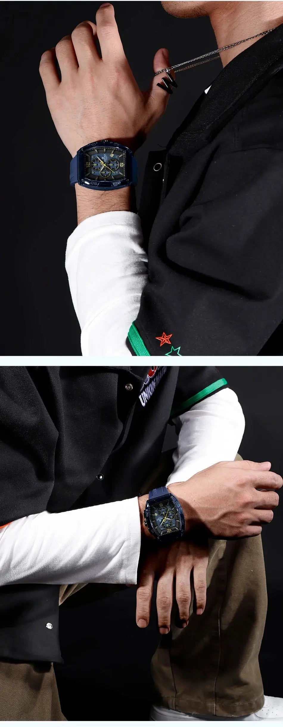 Top Brand NAVIFORCE Fashion Watches for Men Quartz Silicone Strap 50M Waterproof Date Original Man's WristWatch Reloj Hombr 2025 My Store