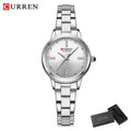 CURREN-Women's Simple Dial Wristwatch, Elegant and Charming Bracelet Quart Watches for Lady, Fashion Brand My Store