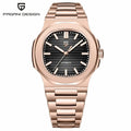 2025 New PAGANI DESIGN Watches Rose Gold Luxury Automatic Mechanical Men's Watch Sapphire Glass Stainless Steel Waterproof Clock Gola Watches