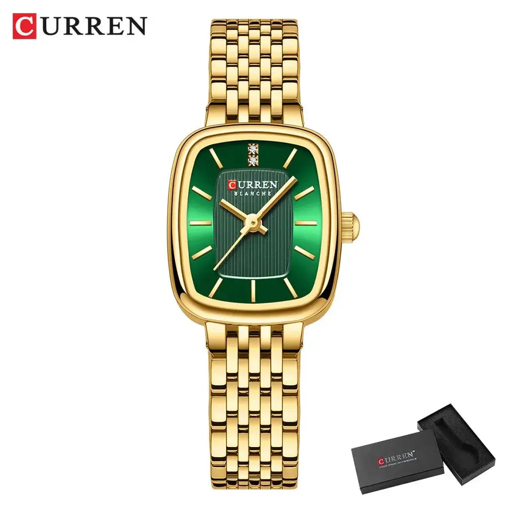 CURREN New Fashion Stainless Steel Date Women Watches Casual 30M Waterproof Girl Ladies Wristwatch Female Clock Relogio Feminino My Store