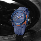 NAVIFORCE Luxury Man Watch Quartz Waterproof Luminous Date Chronograph Leather Men Wristwatch Military Sports Men's Watches My Store