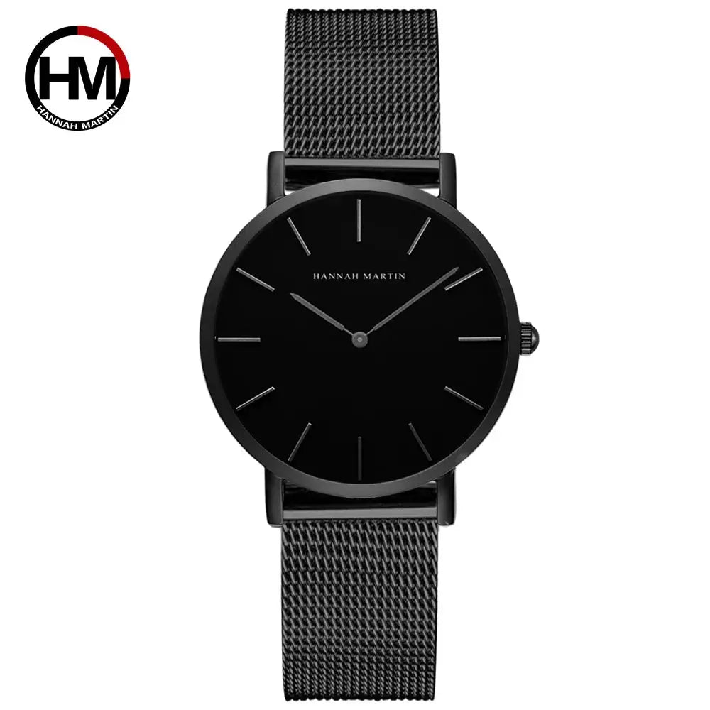 2023 New Women Bracelet Watch 1 Set Japan Quartz Movement Simple Rose Gold Stainless Steel Mesh Student Watches Relogio Feminino Gola Watches
