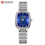 CURREN New Fashion Stainless Steel Date Women Watches Casual 30M Waterproof Girl Ladies Wristwatch Female Clock Relogio Feminino