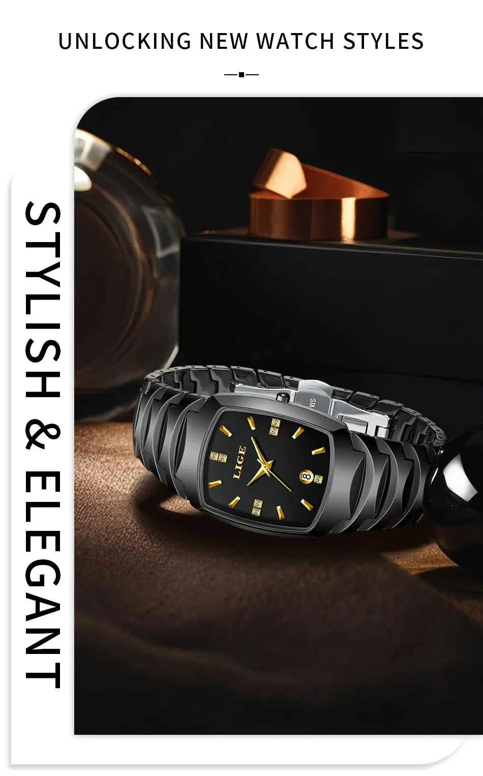 LIGE New Ladies Waterproof Watch Luxury Ceramic Braceletz Women Watches Creative Fashion Original Elegant Quartz Wristwatch Gift Gola Watches