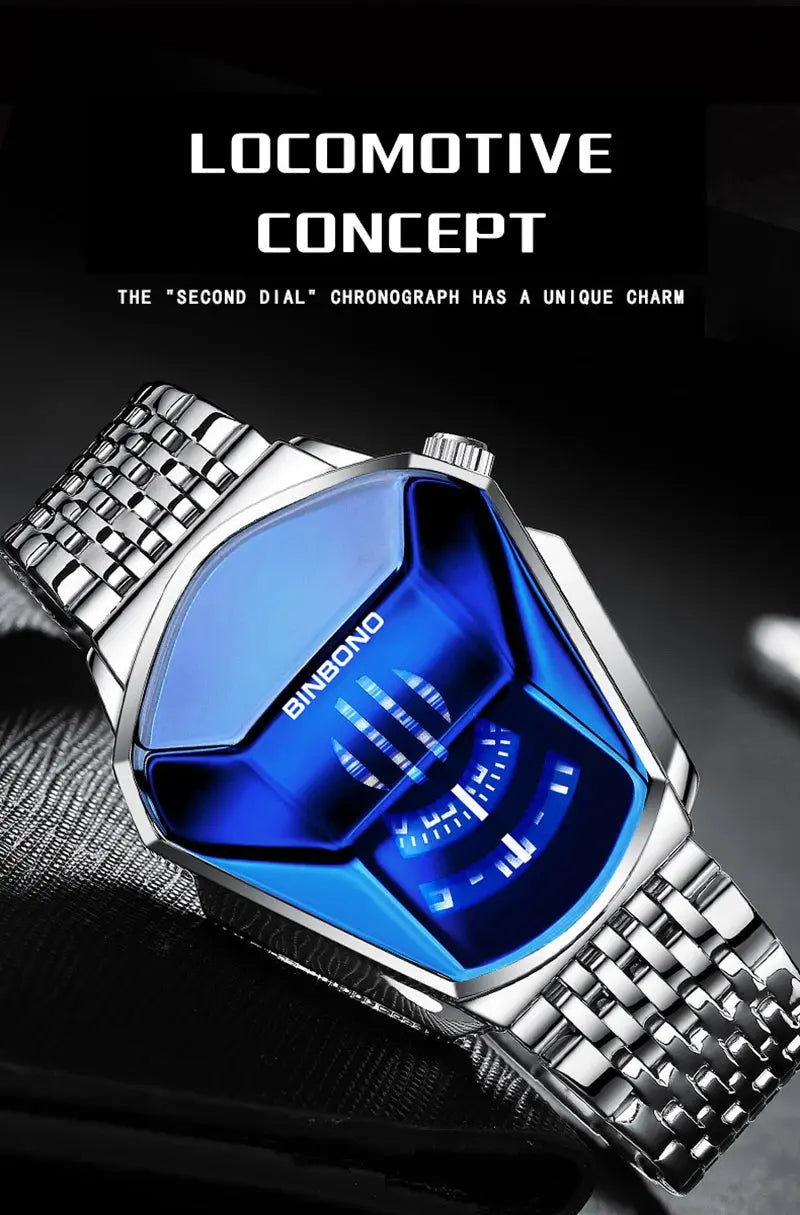 UTHAI New Men's Watch Fashion Luxury Creative New Concept Luminous Calendar Waterproof Small Tripod Quartz Watch watches for man Gola Watches
