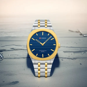 CURREN Fashion Brand Thin Quartz Watch Simple  Personalized Colors Wristwatches Waterproof 38 mm Dial