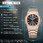 2025 New PAGANI DESIGN Watches Rose Gold Luxury Automatic Mechanical Men's Watch Sapphire Glass Stainless Steel Waterproof Clock Gola Watches