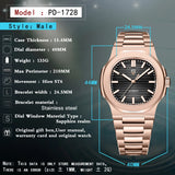 2025 New PAGANI DESIGN Watches Rose Gold Luxury Automatic Mechanical Men's Watch Sapphire Glass Stainless Steel Waterproof Clock