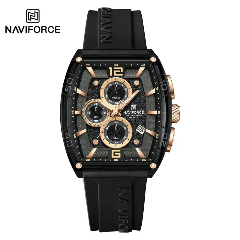Top Brand NAVIFORCE Fashion Watches for Men Quartz Silicone Strap 50M Waterproof Date Original Man's WristWatch Reloj Hombr 2025 My Store