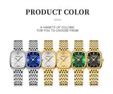 CURREN New Fashion Stainless Steel Date Women Watches Casual 30M Waterproof Girl Ladies Wristwatch Female Clock Relogio Feminino