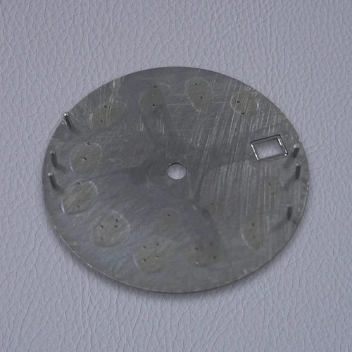 28.5mm S Logo Silver Nail Arabic Sunburst Dial Fit NH35/NH36/7S/4R Movement Dial Watch Modification Accessories Gola Watches