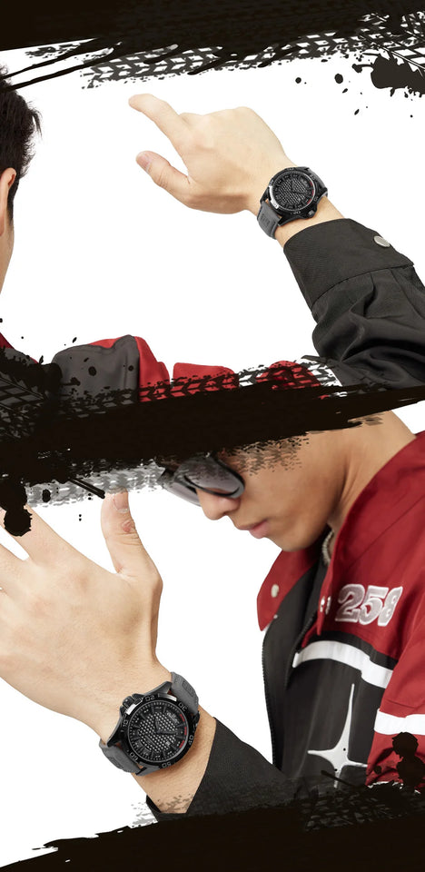 Top Brand NAVIFORCE  Men Quartz Watch Sports Shockproof Waterproof Leather Male Fashion Luxury WristWatch Casual Calendar Clock