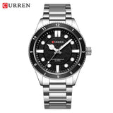 CURREN 2025 New Luxury Watch Business Waterproof Male Clock Luminous Stainless Steel Quartz Men Watch reloj hombre