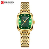 CURREN New Fashion Stainless Steel Date Women Watches Casual 30M Waterproof Girl Ladies Wristwatch Female Clock Relogio Feminino