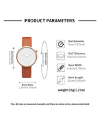 TOMI Women's Minimalist Style Leather Watch Gola Watches