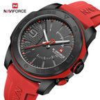 NAVIFORCE Luxury Man Watch Quartz Waterproof Luminous Date Chronograph Leather Men Wristwatch Military Sports Men's Watches My Store