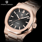 2025 New PAGANI DESIGN Watches Rose Gold Luxury Automatic Mechanical Men's Watch Sapphire Glass Stainless Steel Waterproof Clock