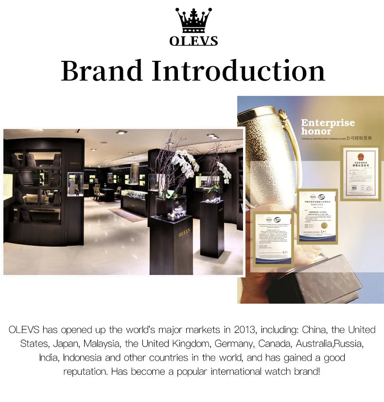 OLEVS 2870 Men's Watches Moon phase Steel Calendar Chronograph Original Quartz Watch Big Rota Dial Luxury Sports Wristwatches