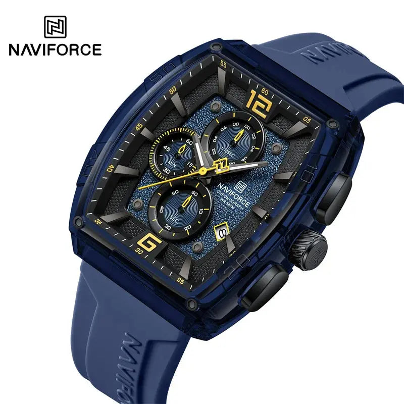 Top Brand NAVIFORCE Fashion Watches for Men Quartz Silicone Strap 50M Waterproof Date Original Man's WristWatch Reloj Hombr 2025 My Store