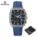 Top Brand NAVIFORCE Fashion Watches for Men Quartz Silicone Strap 50M Waterproof Date Original Man's WristWatch Reloj Hombr 2025