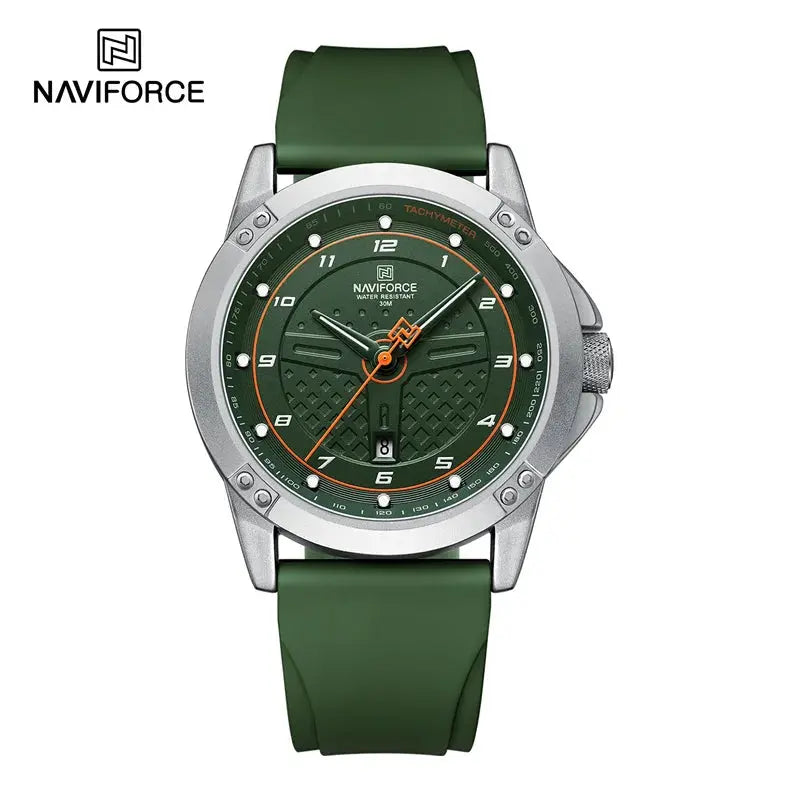 NAVIFORCE Casual Quartz Wristwatch Fashion Waterproof Men's Watches Sport Silicone Strap Male Luminous Clock Relogio Masculino My Store