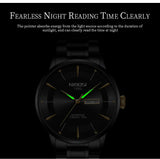 2025 New Men Watch Stainless Steel Business Style Luxury Rhinestone 43mm Blue Gold Quartz Movement Wristwatch Relogios Masculino