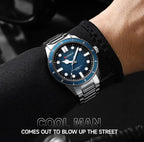CURREN 2025 New Luxury Watch Business Waterproof Male Clock Luminous Stainless Steel Quartz Men Watch reloj hombre Gola Watches