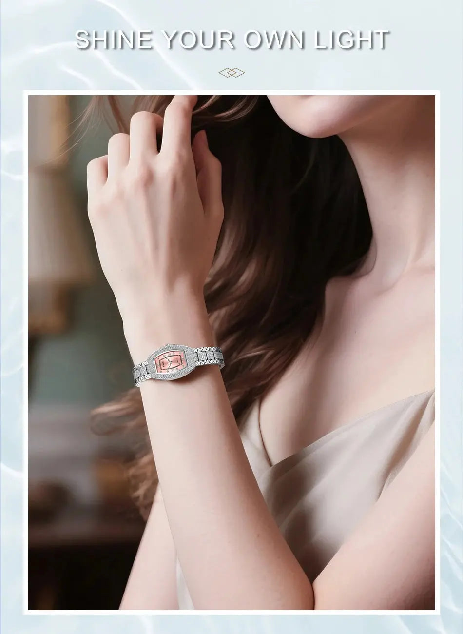 LIGE Fashion Luxury Square Watch For Woman Luminous Waterproof Date Ladies Watch Elegant Women's Quartz Watches Relogio Feminino Gola Watches