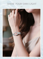 LIGE Fashion Luxury Square Watch For Woman Luminous Waterproof Date Ladies Watch Elegant Women's Quartz Watches Relogio Feminino Gola Watches