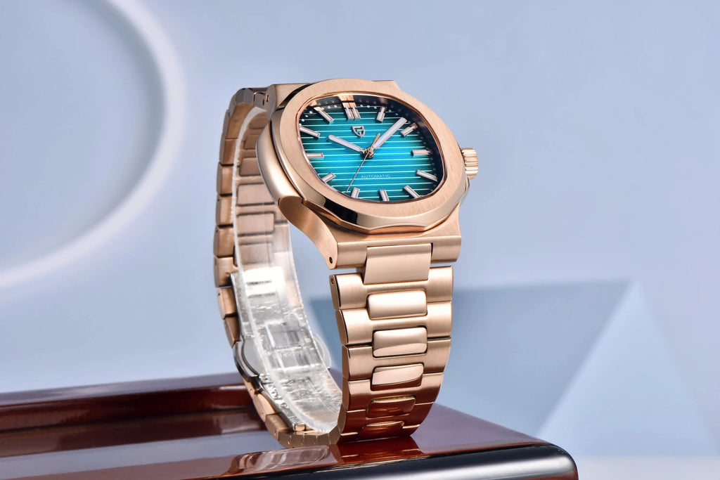 2025 New PAGANI DESIGN Watches Rose Gold Luxury Automatic Mechanical Men's Watch Sapphire Glass Stainless Steel Waterproof Clock Gola Watches