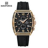Top Brand NAVIFORCE Fashion Watches for Men Quartz Silicone Strap 50M Waterproof Date Original Man's WristWatch Reloj Hombr 2025