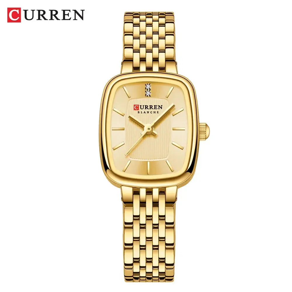 CURREN New Fashion Stainless Steel Date Women Watches Casual 30M Waterproof Girl Ladies Wristwatch Female Clock Relogio Feminino My Store