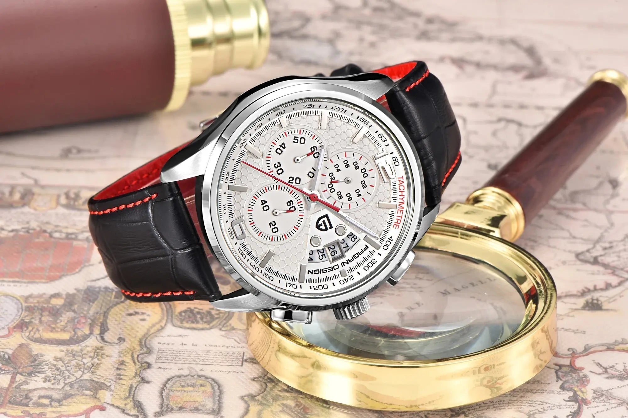 Pagani Design 2025 New Pd3306 Men's Quartz Watch Sapphire Stainless Steel 5Bar Luminous Reloj Hombre Gola Watches