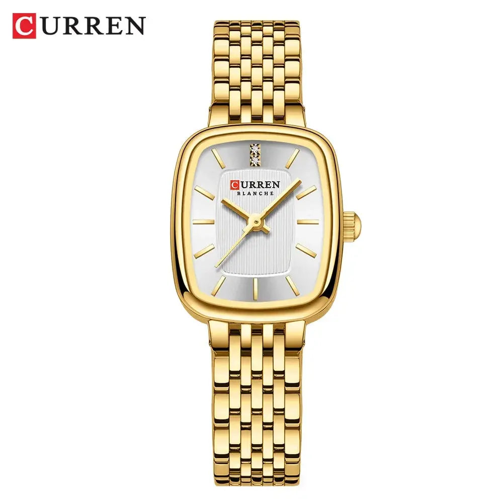 CURREN New Fashion Stainless Steel Date Women Watches Casual 30M Waterproof Girl Ladies Wristwatch Female Clock Relogio Feminino My Store