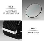 CADISEN New Men's Watches Luxury Quartz Wrist Watch For Men Sapphire AR Coated Crystal Canvas VK68 Speed Chronograph Automatic Gola Watches