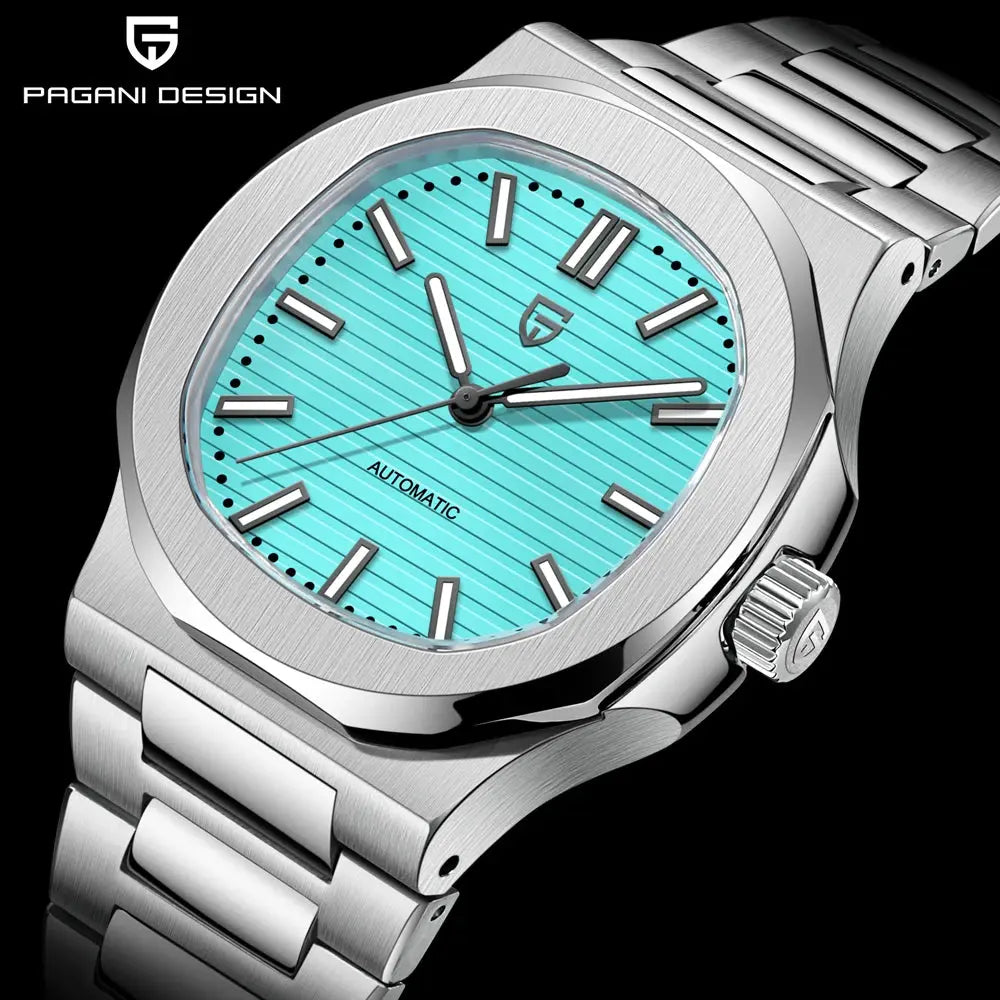 2025 New PAGANI DESIGN Watches Rose Gold Luxury Automatic Mechanical Men's Watch Sapphire Glass Stainless Steel Waterproof Clock Gola Watches