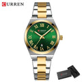 CURREN Watch Women,Watches for Women,Ladies Watches,Waterproof Fashion Dress Stainless Steel Bracelet Analog Watches Date My Store