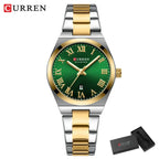 CURREN Watch Women,Watches for Women,Ladies Watches,Waterproof Fashion Dress Stainless Steel Bracelet Analog Watches Date My Store